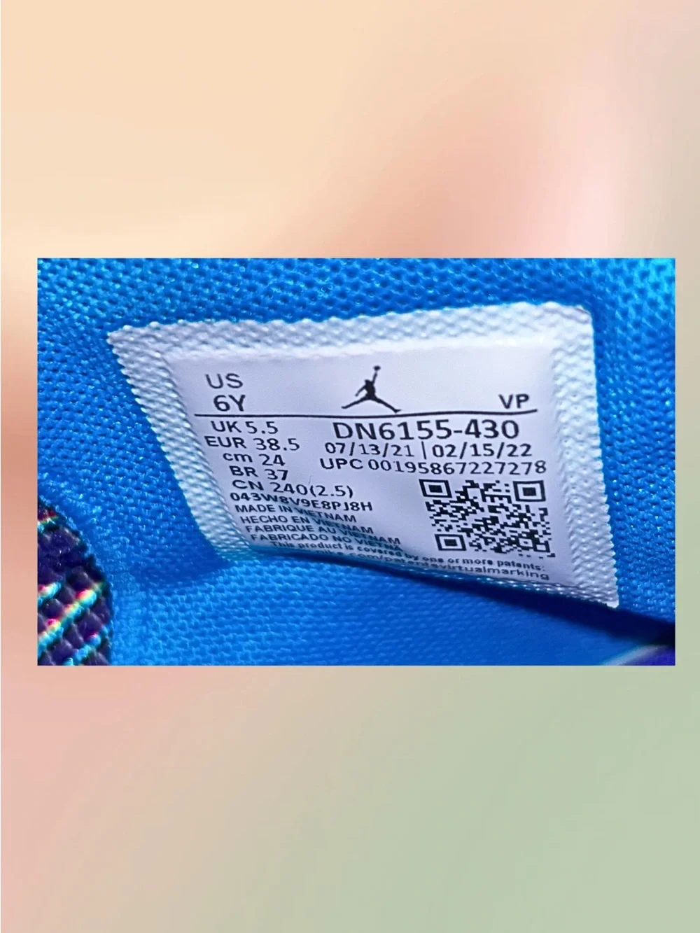 Nike Air Jordan x Luka Doncic 36 Youth Shoes Size 6Y